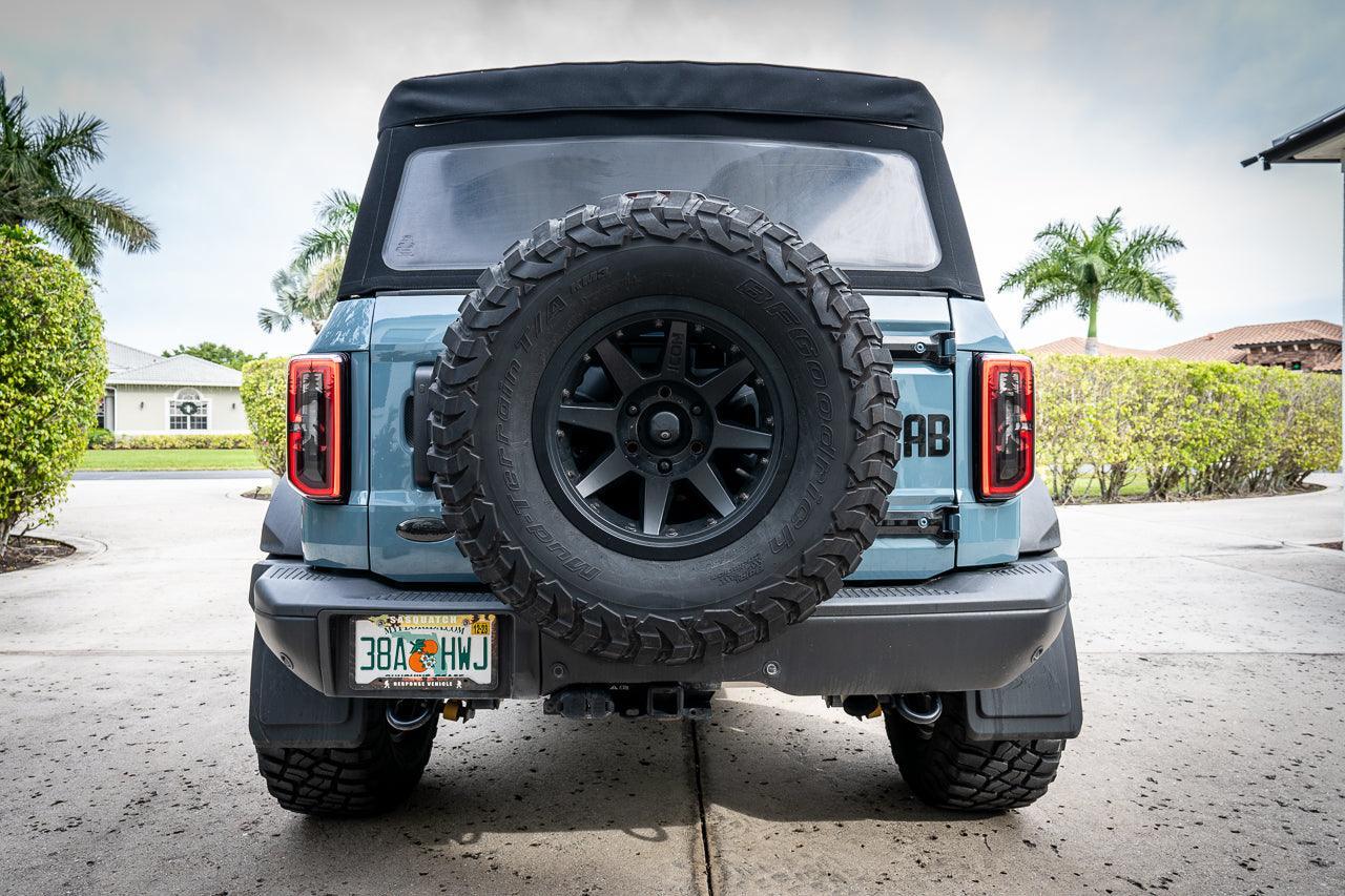 Bigfoot aka Sasquatch in the Woods Tail Light Overlays - 2021+ Bronco StickerFab