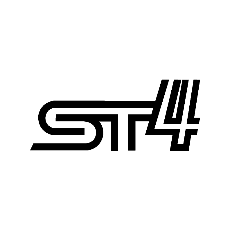 ST4 6" Sticker fits 4th Generation Subaru WRX / STI - 2015-2021 StickerFab
