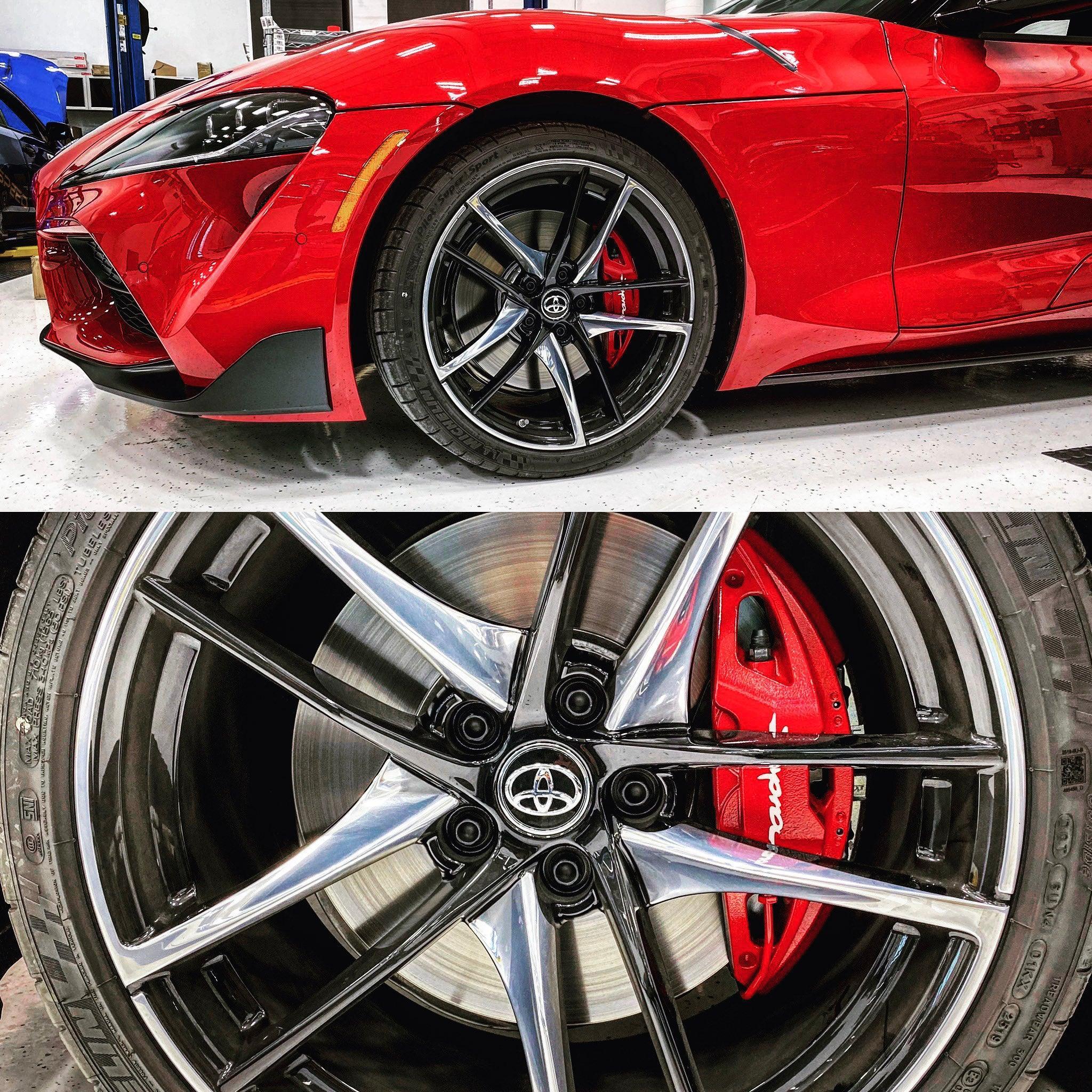 Brake Caliper Stickers (High Temp) - 2020+ Supra StickerFab