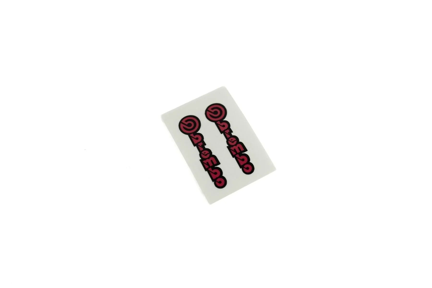 "Brembo" Brake Caliper High Temp Stickers - Custom Color Printed StickerFab