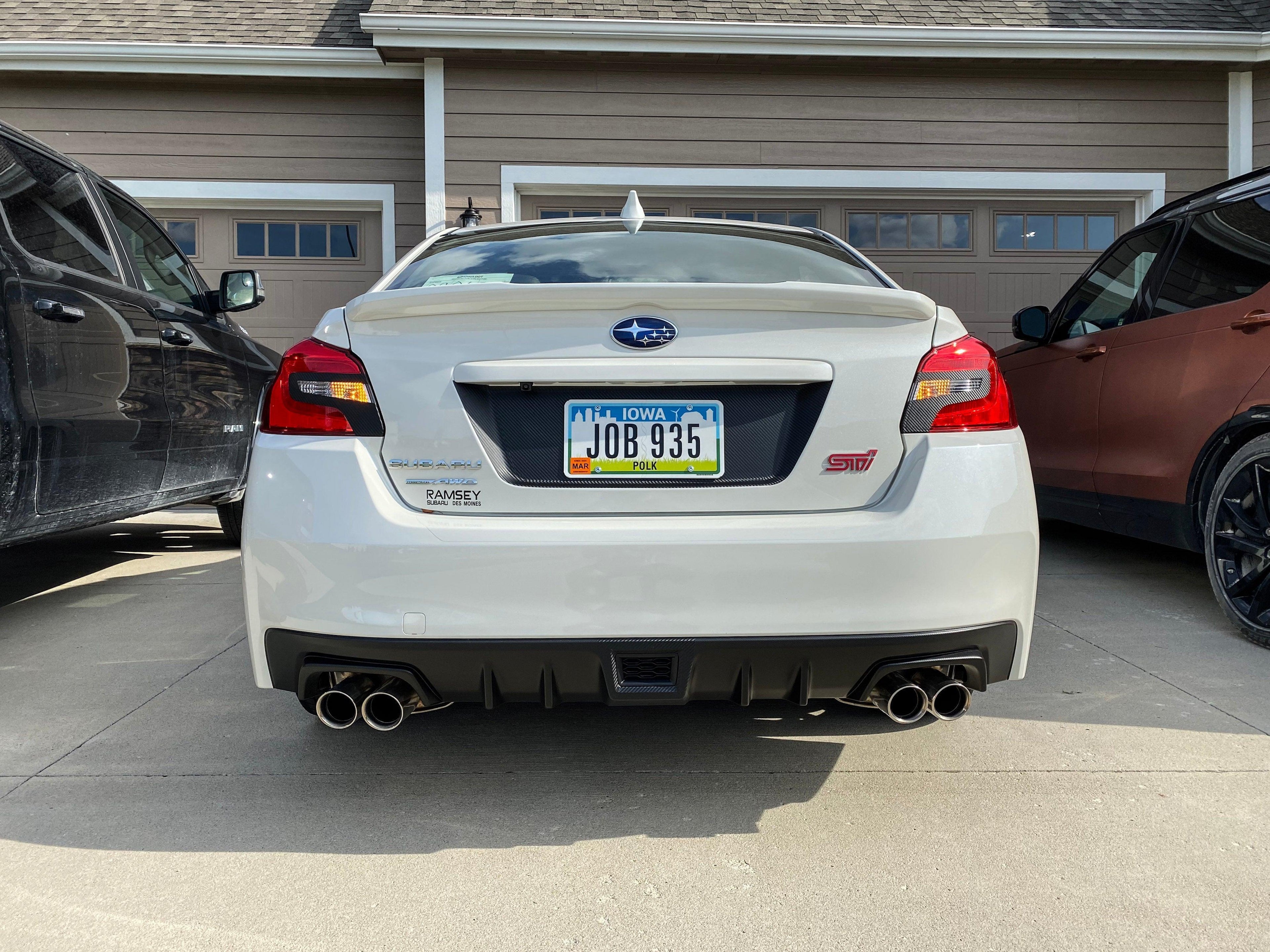 C-Cut Tail Light Overlays - 2015-2020 Subaru WRX / STI StickerFab