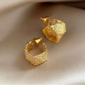 Bold Unique C-shaped Earrings, New Chinese Retro Style, Elegant Lady Hot Sell Studs Vera Lux