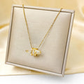 New Style Niche Diamond-Encrusted Pendant Minimalist Elegant All-Match Necklace Vera Lux