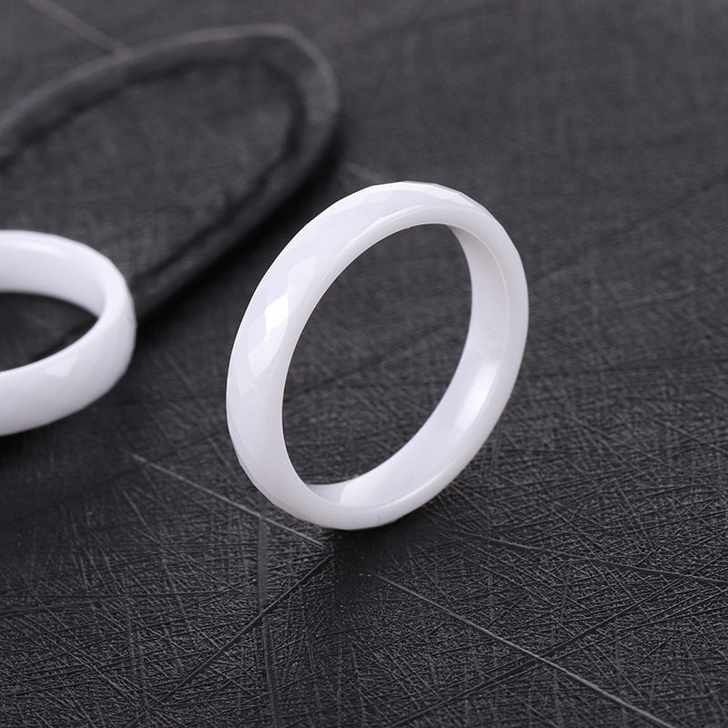 Multi-faceted Rhombus Ceramic Ring For Men Vera Lux