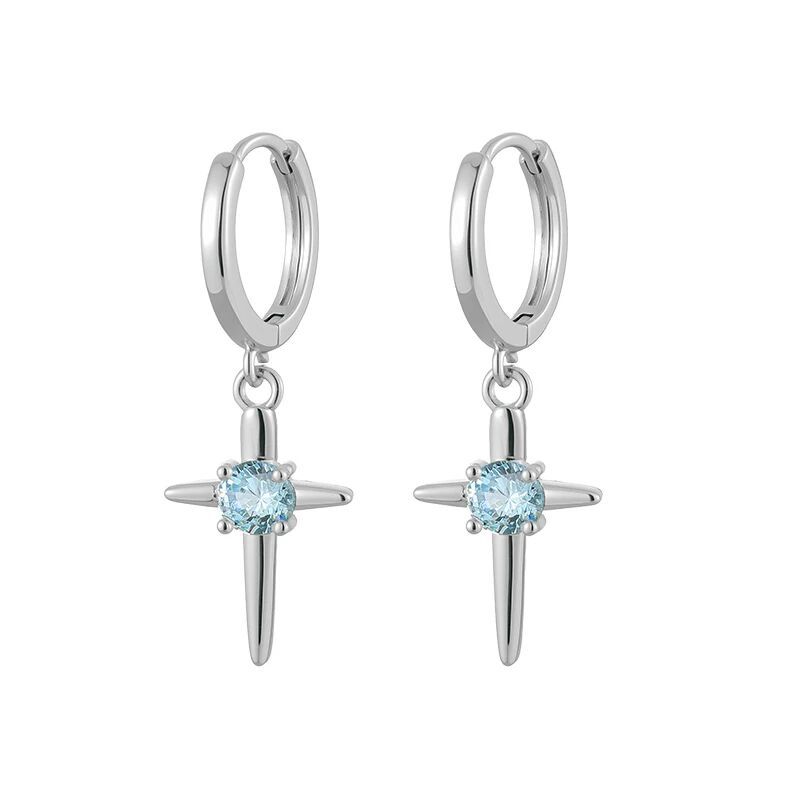 Niche Design Cross And Star Earrings Vera Lux