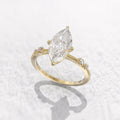 Classic Four-claw Hand-set Marquise-cut Zircon Ring For Women Vera Lux