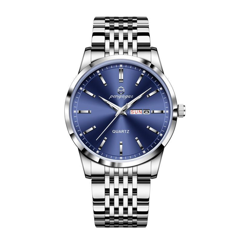 Swiss-brand Mens Watch Water-resistant Quartz Wristwatch Vera Lux