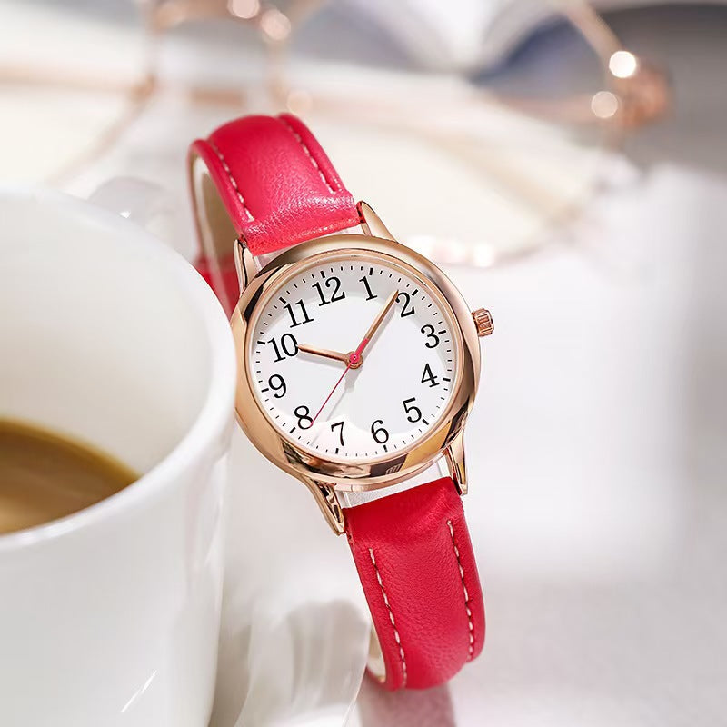 Simple Digital Fashion Alloy Quartz Watch Vera Lux