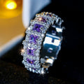 Light Luxury Full Diamond Row Ring For Women Vera Lux
