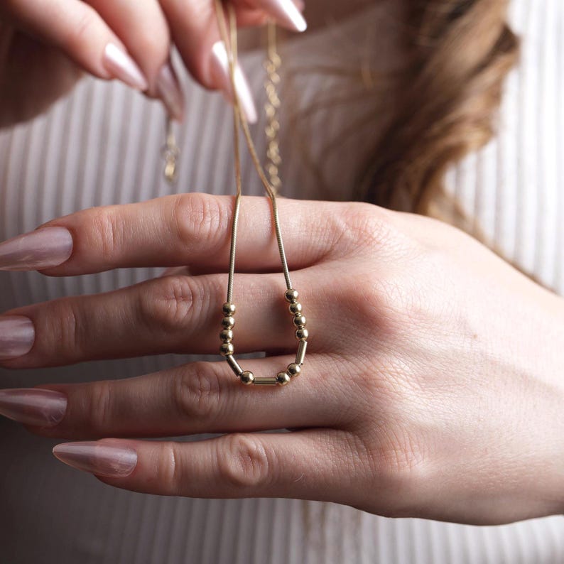 Customized Morse Code Name Necklace Vera Lux