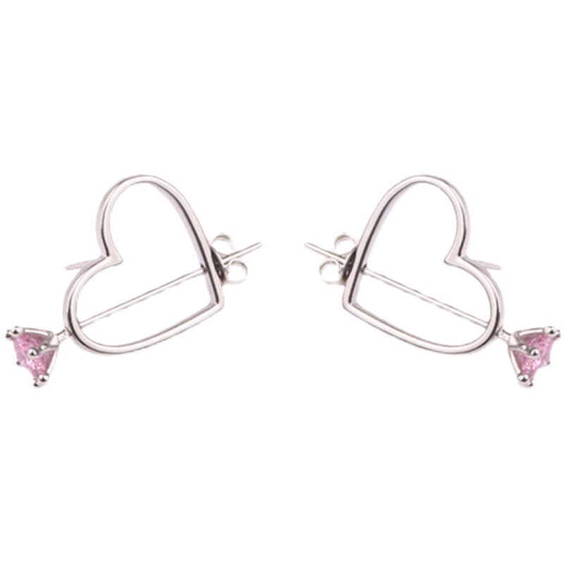 Niche, Minimalist Heart-shaped Earrings Vera Lux
