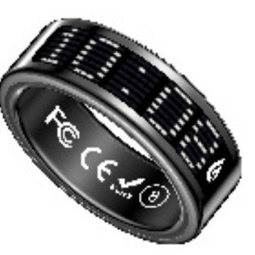Smart Ring With Display For Counting, Heart Rate, Blood Oxygen, Pressure, Sleep, And Exercise Monitoring, Smart Bracelet For The Middle East Vera Lux