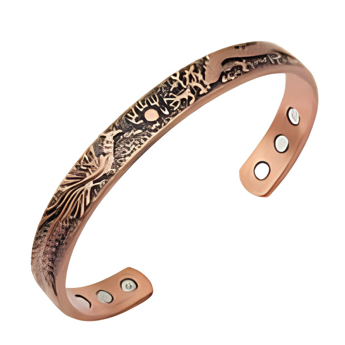 Adjustable Therapeutic Magnetic Pure Copper Bracelet Vera Lux
