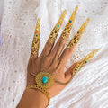 18k gold Halloween Gothic style ghost bracelet Vera Lux