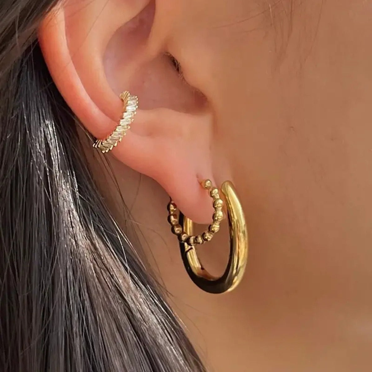 Light luxury, high-end zircon earrings Vera Lux