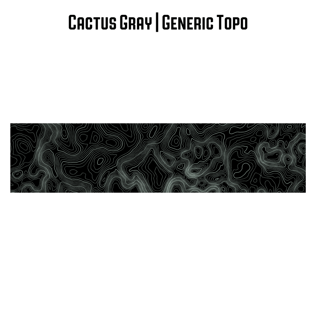 Topographic Map Premium Print Vinyl Rolls (3' or 6') - Matte Finish StickerFab