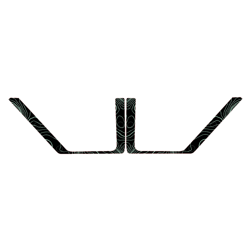 Topo Front Door Net Trim Overlay Kit (Printed Series) - 2021+ Bronco StickerFab