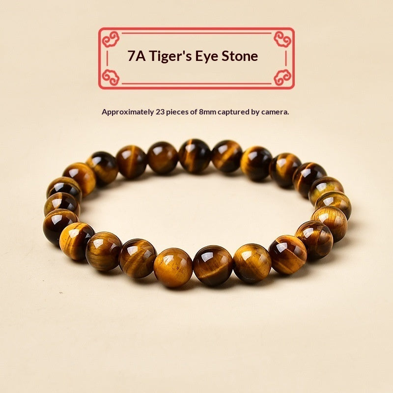 Natural Tiger Eye Stone Bracelet Vera Lux