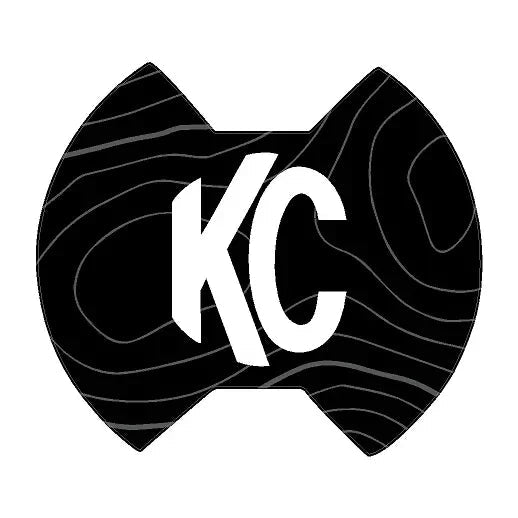 KC HiLITES 6" SlimLite LED Cover Topo Overlays - Universal StickerFab
