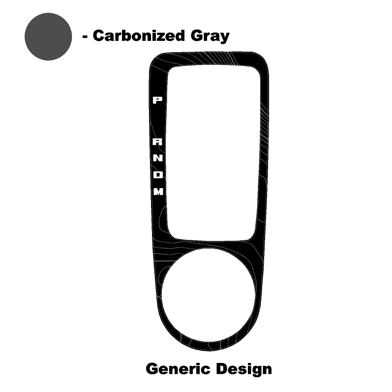 Topo Automatic Shifter Overlay (Printed Series) - 2021+ Bronco Automatic StickerFab