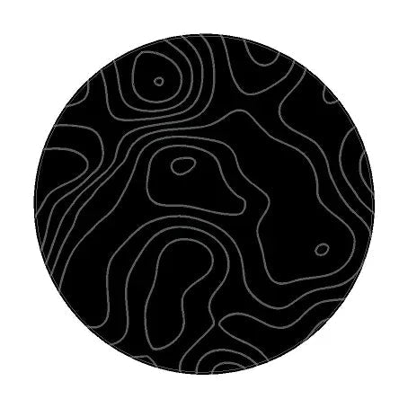 KC HiLITES Pro6 / Titan Gravity Light Cover Topo Overlays (Pair) - Universal StickerFab