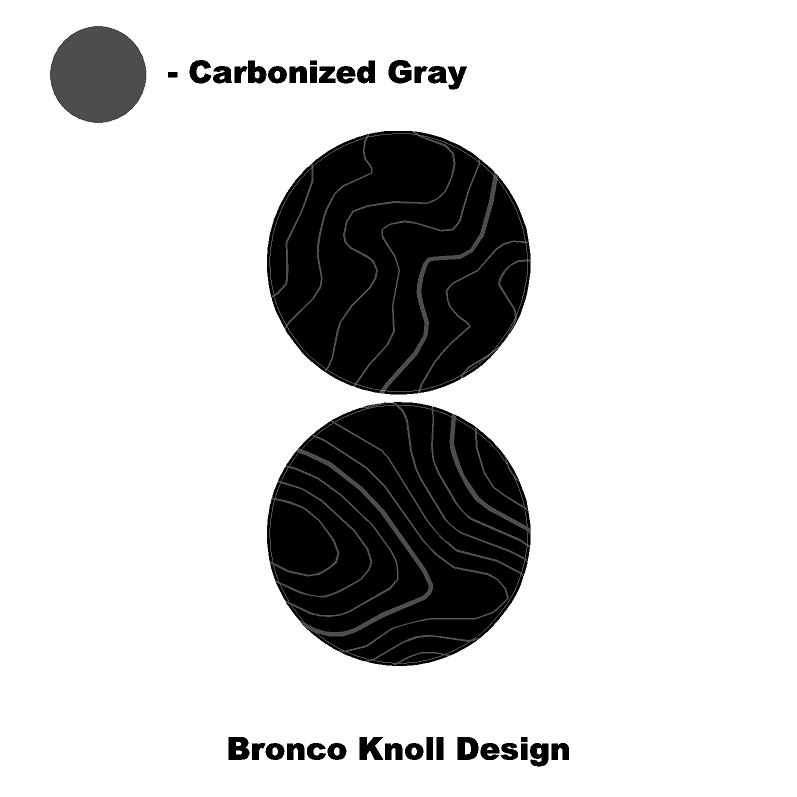 Topo Cup Holder Inserts (Printed Series + Acrylic) - 2021+ Bronco StickerFab