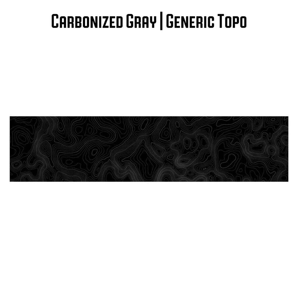 Topographic Map Premium Print Vinyl Rolls (3' or 6') - Matte Finish StickerFab