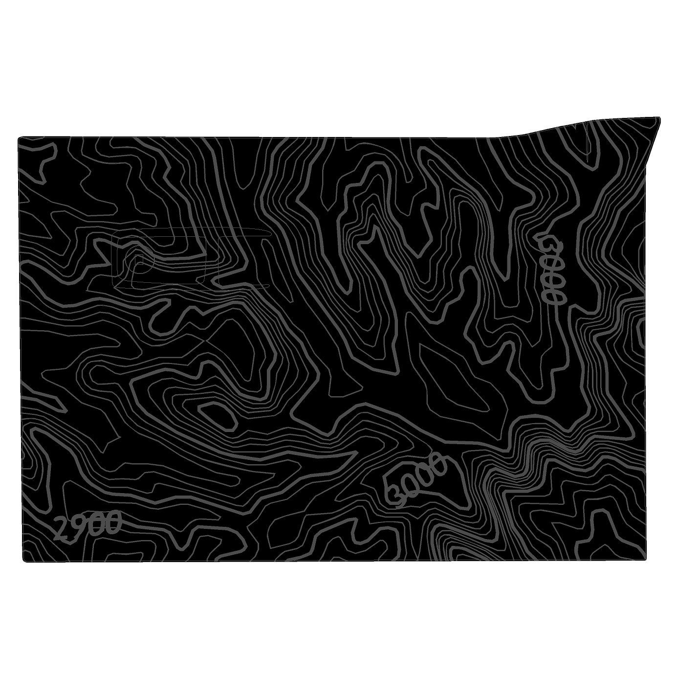 Topo Glovebox Overlay Kit (Printed Series) - 2021+ Bronco StickerFab