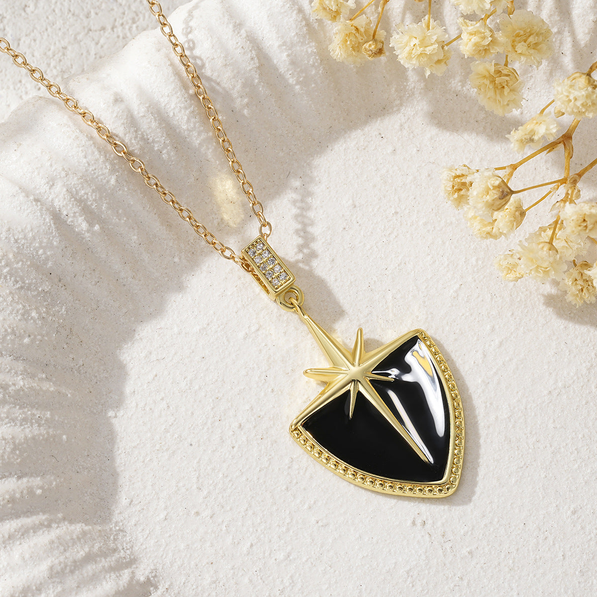 Creative Personalized Eight-Pointed Star Cross Necklace Vera Lux