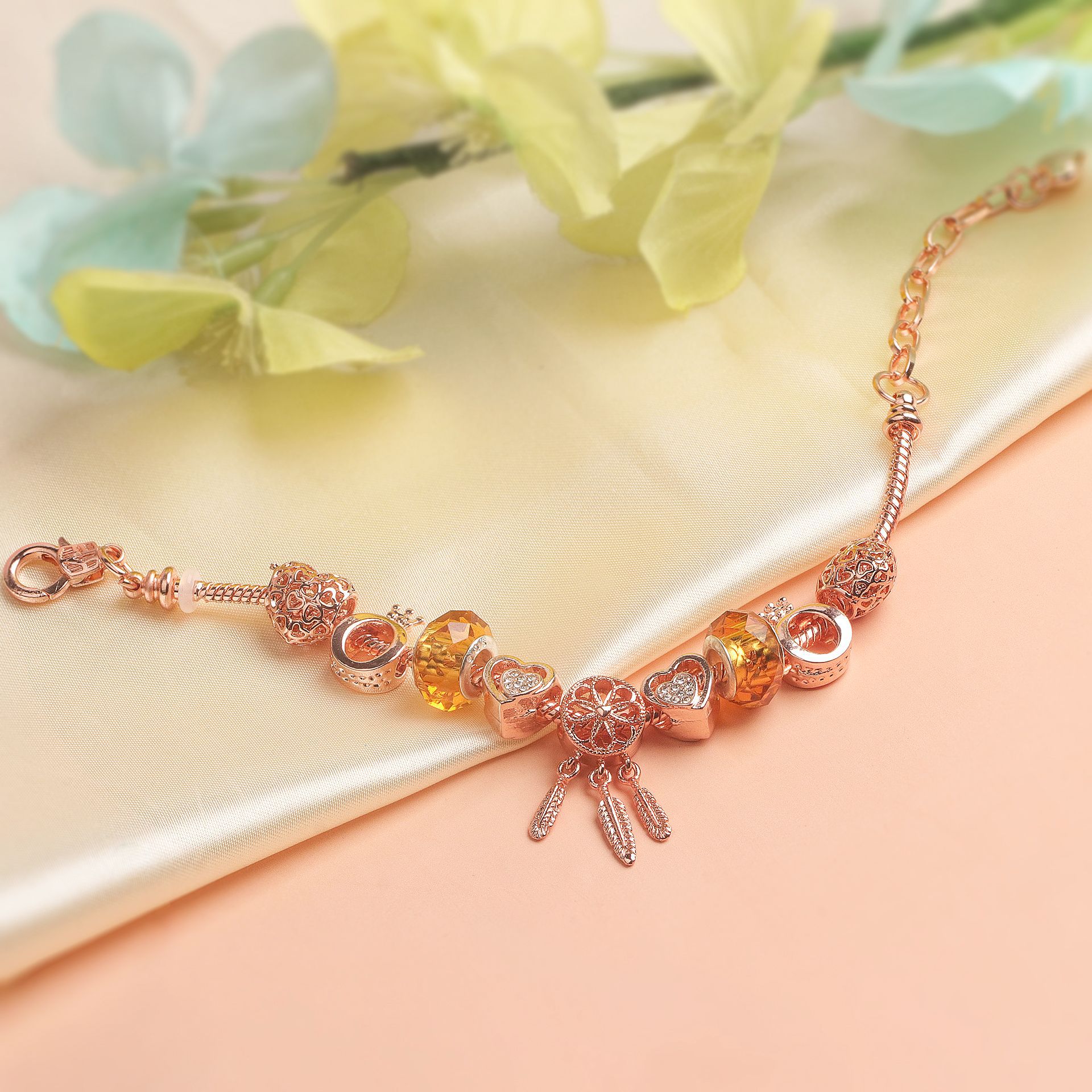 New Rose Gold Bracelet European And American Style Bangle Vera Lux