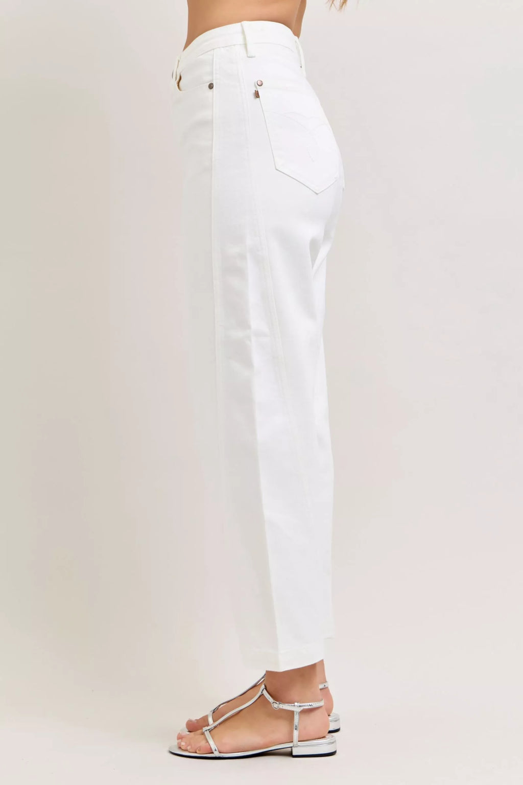 Judy Blue High-Waisted Rigid Magic Panel Barrel Jeans Shopimist