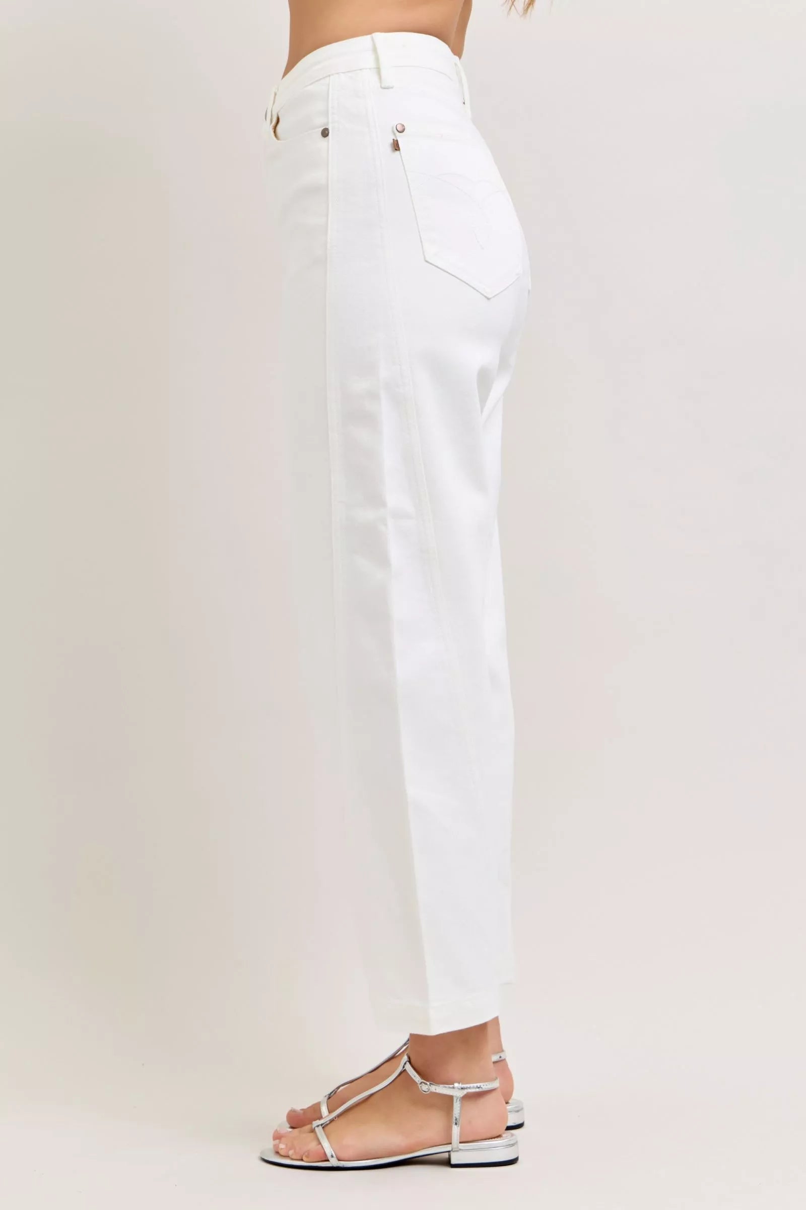 Judy Blue High-Waisted Rigid Magic Panel Barrel Jeans Shopimist