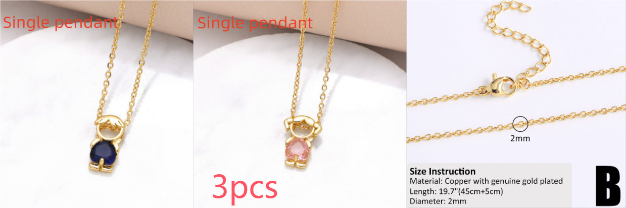 Copper-plated 18k Gold DIY Hip-hop All-match Chain Necklace Vera Lux