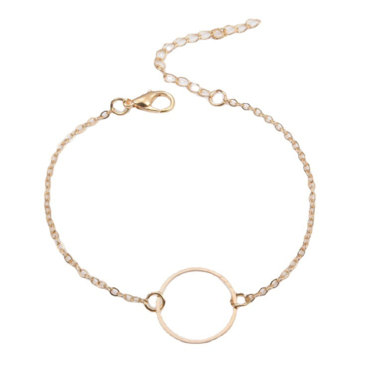 Geometric Metal Circle Women's Bracelet Vera Lux