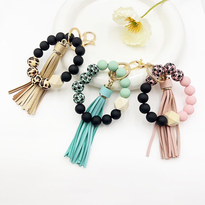 Silicone Tassel Bead Bag Accessory Pendant Vera Lux