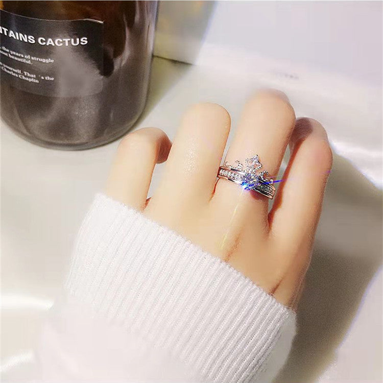 Two-Piece Detachable Double-Layer Combination Drill Opening Crown Ring Vera Lux