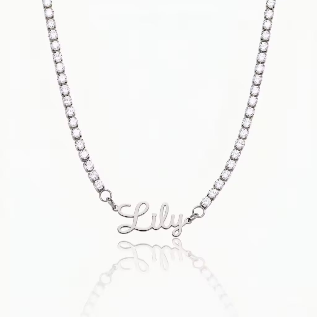 European American And British Letter Necklace Vera Lux
