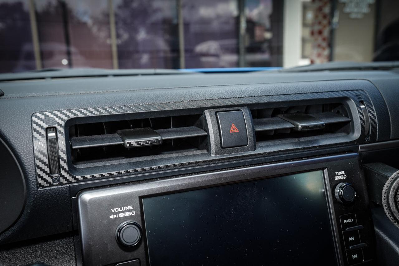 Center AC Vent Trim 3D Carbon Overlays - 2022+ BRZ / GR86 StickerFab