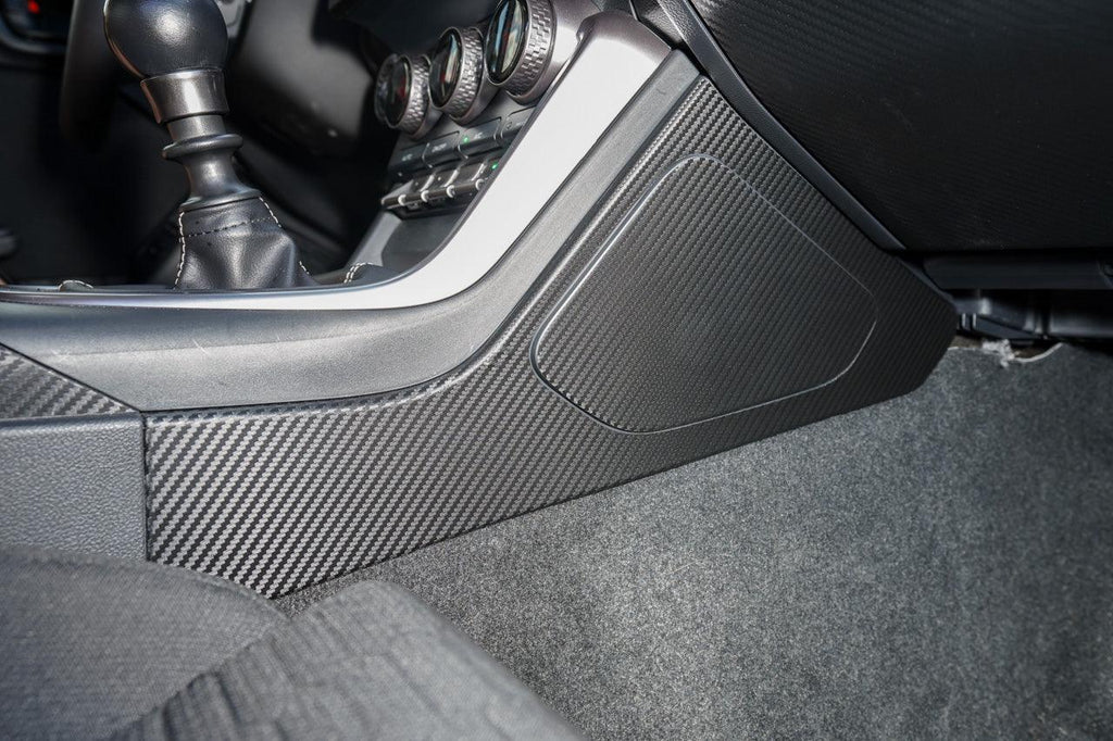 Center Console Side Trim Protector 3D Carbon Overlays - 2022 BRZ / GR86 StickerFab