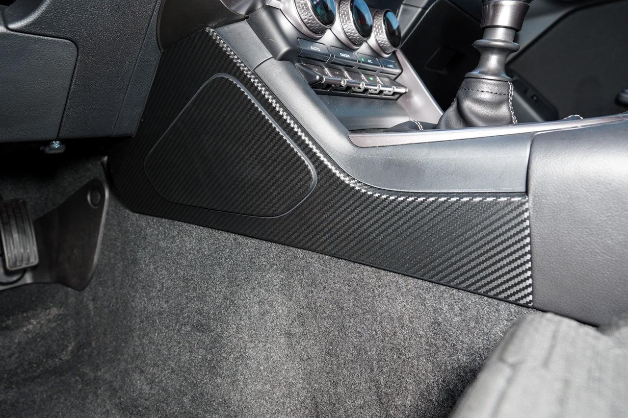 Center Console Side Trim Protector 3D Carbon Overlays - 2022 BRZ / GR86 StickerFab