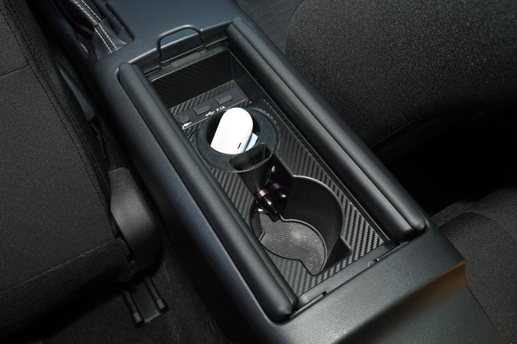 Center Cupholder 3D Carbon Overlays - 2022+ BRZ / GR86 MT Only StickerFab