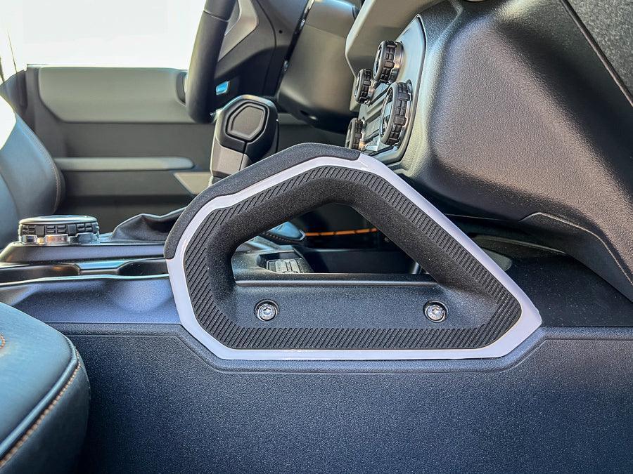 Center Grab Handle Stripe Overlay (Standard Series) - 2021+ *Bronco StickerFab