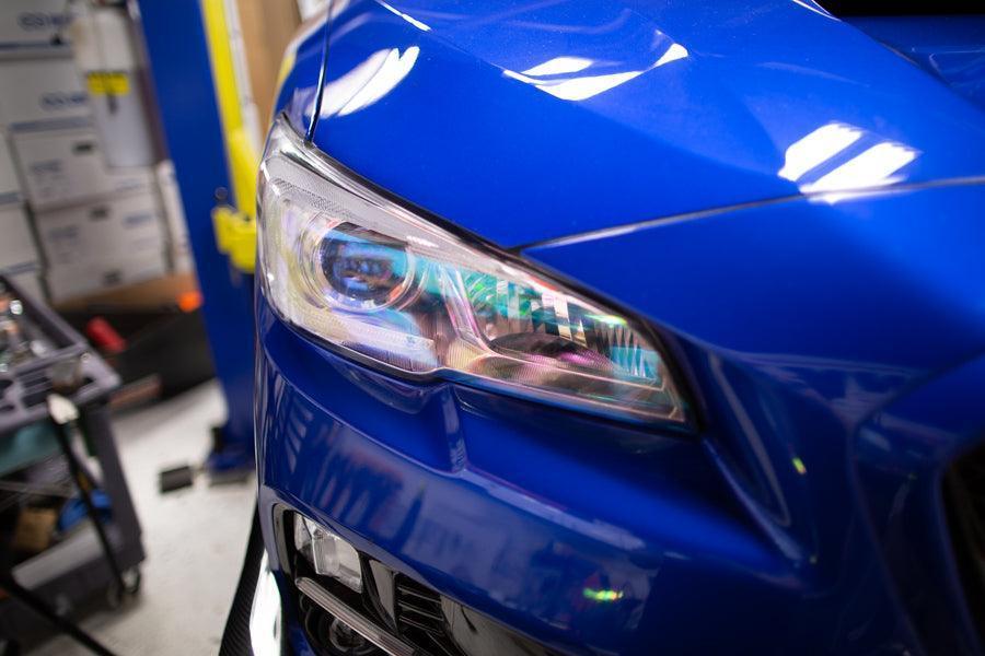 Chameleon Headlight Overlays - 2015-2020 WRX / STI StickerFab