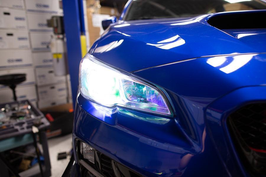 Chameleon Headlight Overlays - 2015-2020 WRX / STI StickerFab