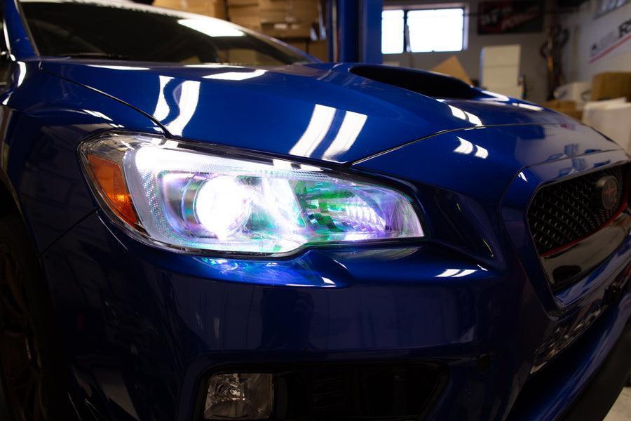 Chameleon Headlight Overlays - 2015-2020 WRX / STI StickerFab