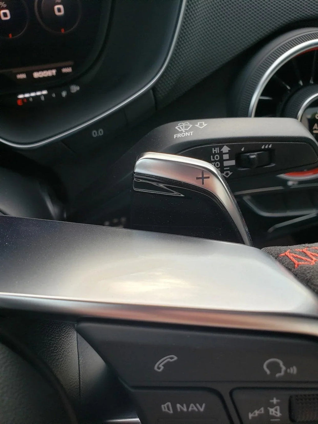 CNC Audi DSG Shifter Paddle Extensions - 17 R8 V10+ RS3 TTRS RS5 StickerFab