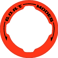 GOAT Mode Dial Ring Overlay V2 - 2021+ Bronco StickerFab