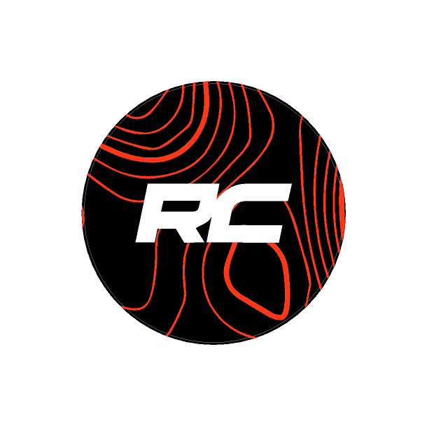 RC 3.5" Black Series Topo Round Cover Overlays - Universal StickerFab