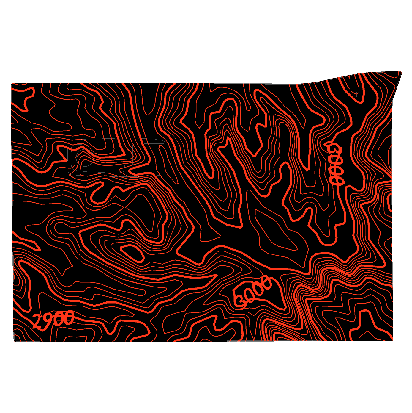 Topo Glovebox Overlay Kit (Printed Series) - 2021+ Bronco StickerFab