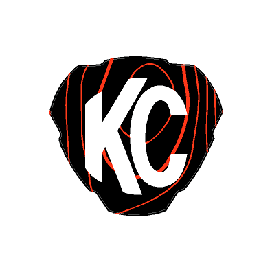 KC HiLITES Flex Era 3 Cover Topo Overlays - Universal StickerFab